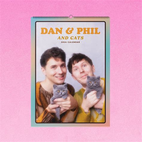 dan and phil dog calendar|presenting: the Dan and Phil and Cats 2024 Calendar .